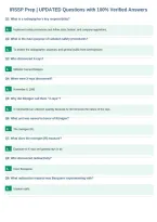 IRSSP Prep &vert; UPDATED Questions with 100&percnt; Verified Answers&NewLine;