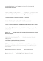 Nur 322 Quiz 1 2026&sol;2027 &ndash; Practice Questions&comma; Answers&comma; Rationales&comma; And Comprehensive Study Guide