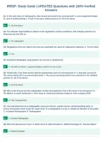 IRRSP- Study Guide &vert; UPDATED Questions with 100&percnt; Verified&NewLine;Answers