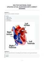 Ekg Tech National Exam&NewLine;Updated Actual Questions With Correct&NewLine;Answers&NewLine;