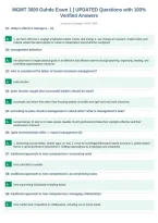 MGMT 3000 Guhde Exam 1 &vert; UPDATED Questions with 100&percnt;&NewLine;Verified Answers