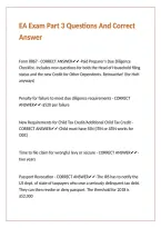 EA Exam Part 3 Questions And Correct Answers