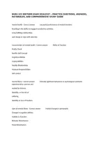 Nurs 322 Midterm Exam 2026&sol;2027 &ndash; Practice Questions&comma; Answers&comma; Rationales&comma; And Comprehensive Study Guide