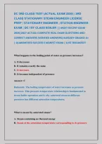 DC 3RD CLASS TEST &lpar;ACTUAL EXAM 2026&rpar; &vert; 3RD CLASS STATIONARY STEAM ENGINEER LICENSE PREP &vert; STATIONARY ENGINEER &vert; STATION ENGINEER EXAMS &vert; DC 1ST CLASS BOILER &vert;&vert; MOST RECENT EXAMS 2026&vert;2027