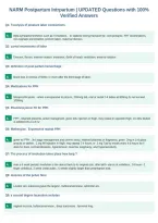 NARM Postpartum Intrpartum &vert; UPDATED Questions with 100&percnt;&NewLine;Verified Answers