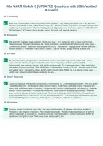 MIA NARM Module 8 &vert; UPDATED Questions with 100&percnt; Verified&NewLine;Answers