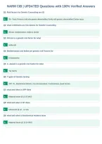 NARM CIB &vert; UPDATED Questions with 100&percnt; Verified Answers&NewLine;
