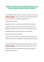 NR607 Final Exam Newest 2026&sol;2027 Questions and &NewLine;Correct Detailed Answers Already Graded A&plus; 