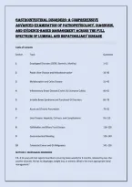 Gastrointestinal Disorders&colon; A Comprehensive &NewLine;Advanced Examination of Pathophysiology&comma; Diagnosis&comma; &NewLine;and Evidence-Based Management Across the Full &NewLine;Spectrum of Luminal and Hepatobiliary Disease 