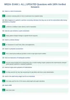 NR224- EXAM 1- ALL &vert; UPDATED Questions with 100&percnt; Verified&NewLine;Answers