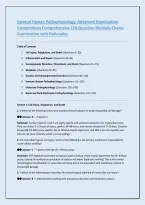 General Human Pathophysiology&colon; Advanced Examination &NewLine;Compendium Comprehensive 150-Question Multiple-Choice &NewLine;Examination with Rationales 
