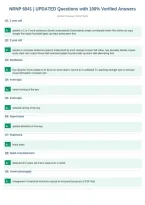 NRNP 6541 &vert; UPDATED Questions with 100&percnt; Verified Answers&NewLine;