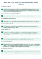 NRNP 6550 Final &vert; UPDATED Questions with 100&percnt; Verified&NewLine;Answers&NewLine;