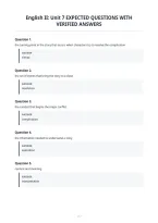 English Ii&colon; Unit 7 Expected Questions With&NewLine;Verified Answers&NewLine;