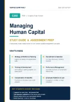 C202 Managing Human Capital Study Guide &lpar;2026&sol;2027&rpar; &vert; WGU Complete Exam Review & Assessment Prep