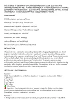 Uwa Masters Of Elementary Education Comprehensive Exam&ndash; Questions And&NewLine;Answers &vert; Verified And Well Detailed Answers &vert; Plus Rationales &vert; Download And Pass&NewLine;&vert; Latest Exam Update 2026&sol;2027&rsqb; &ndash; Questions And Answers &vert; Verified And Well Detailed&NewLine;Answers &vert; Plus