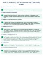 NURS 231 Module 2 &vert; UPDATED Questions with 100&percnt; Verified&NewLine;Answers