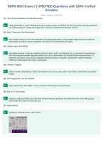 NURS 6501 Exam 2 &vert; UPDATED Questions with 100&percnt; Verified&NewLine;Answers