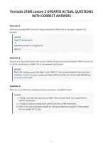 Protools 210M Lesson 2 Updated Actual Questions&NewLine;With Correct Answers