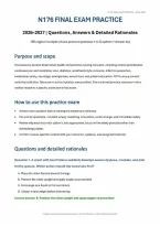 N176 Final Exam Practice &lpar;PDF&rpar; &vert; 2026&ndash;2027 &vert; Saddleback College Nursing