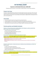 N176 Final Exam &lpar;PDF&rpar; &vert; 2026&ndash;2027 &vert; Saddleback College Nursing Questions & Rationales