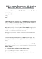 QISP Introduction Comprehensive Quiz Questions &NewLine;With Correct  Answers A&plus; Graded 2026&sol;2027 