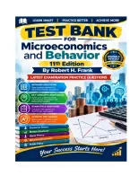 Test Bank for Microeconomics and Behavior&comma; 11th Edition By Robert H&period; Frank&comma; Latest Examination Practice Questions&period;&period;pdf&NewLine;&NewLine;