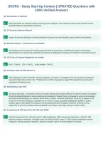 SOCRA - Study Start-Up Content &vert; UPDATED Questions with&NewLine;100&percnt; Verified Answers&NewLine;