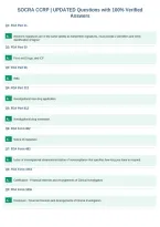 SOCRA CCRP &vert; UPDATED Questions with 100&percnt; Verified&NewLine;Answers