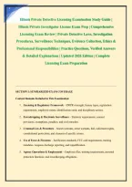 Illinois Private Detective Licensing Examination Study Guide &vert; Illinois Private Investigator License Exam Prep &vert; Comprehensive Licensing Exam Review &vert; Private Detective Laws&comma; Investigation Procedures&comma; Surveillance Techniques&comma; Evidence Collection&comma; Ethics