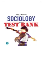 Test Bank for Sociology&comma; 18th edition by John J&period; Macionis