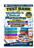 Test Bank for Introduction to Clinical Pharmacology&comma; 11th Edition Complete Updated Exam Practice Material&period;pdf&NewLine;&NewLine;