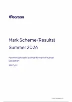 Edexcel A Level Physical Paper 1 Mark Scheme 2026