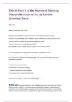 Practical Nursing Comprehensive NCLEX-PN Review Question Bank provides an extensive examination preparation resource covering fundamental nursing concepts&comma; patient care&comma; pharmacology&comma; safety&comma; clinical judgment&comma; and essential practical nursing competencies