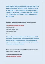 Montgomery College Biol 150 Lecture Exam 2&vert; Actual               &NewLine;Exam 2026 &vert;&vert; Most Recent Exam 2026&vert;2027 Actual &NewLine;Complete Real Exam Questions And Correct &NewLine;Answers &lpar;Verified Answers&rpar; Already Graded                           &NewLine;A&plus; &vert; Guaranteed Success&excl;&excl; 
