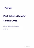 Edexcel A Level Spanish Paper 2 Mark Scheme 2026