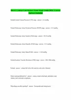 BKAT Critical Care Review exam 2026 LATEST UPDATE 100 correct answers Verified Latest Update
