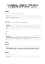 Ryanair Initial Frequently Tested Actual&NewLine;Exam Questions With Correct Answers