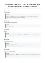 Test-Taking Strategies Latest Actual Exam With Verified Questions & Correct Answers&NewLine;