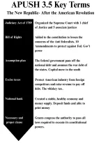 APUSH Unit 3&period;5 Key Terms Study Guide &vert; The New Republ