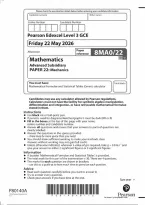 Edexcel AS Level Maths AND AQA A-Level Economics Papers 1&sol;2&sol;3 WITH ALL MARK SCHEMES 2026
