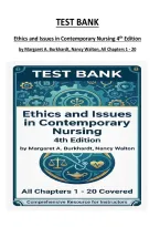 Test Bank For Ethics and Issues in Contemporary Nursing by Margaret A&period; Burkhardt&comma; Nancy Walton&comma; Alvita Nathaniel&vert;&vert;ISBN NO&colon;10&comma;0176696571&vert;&vert;ISBN NO&colon;13&comma;978-0176696573&vert;&vert;All Chapters&vert;&vert;Complete Guide A&plus;