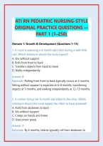  ATI RN Pediatric Nursing Study Guide and Exam Preparation PDF