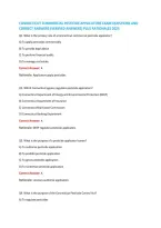 Connecticut Commercial Pesticide Applicators Exam Questions And &NewLine;Correct Answers &lpar;Verified Answers&rpar; Plus Rationales