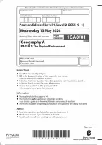 Edexcel GCSE Geography A Paper 1&colon; The Physical Environment 2026