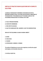 Nbstsa Cst Practice Exam B Questions With Complete &NewLine;Solutions 