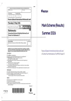 Edexcel International AS Level Further Mathematics Paper 1 &lpar;WFM01&sol;01&rpar; 2026 Past Paper & Mark Scheme PDF