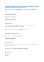 Nyc Clerical Associate Exam Practice Questions And Correct Answers &NewLine;&lpar;Verified Answers&rpar; Plus Rationales 2026 Q&A