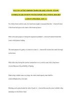 Nccco Lattice Boom Crawler &lpar;Lbc&rpar; Crane  Exam &vert; Complete Questions With Expert Solutions&vert; 2026-2027 Latest Updated&vert; &vert; Get A&plus;