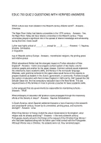 Educ 703 Quiz 2 Questions With Verified Answers